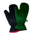 Polyester Fleece Mittens with Contrast Trim / Pair